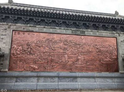 油坊古镇紫铜锻造浮雕壁画