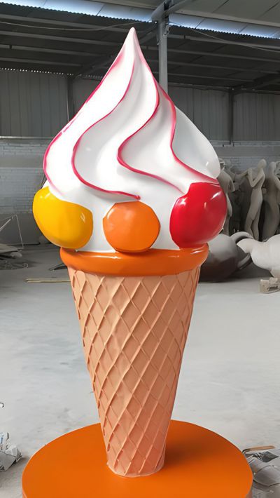 冰淇淋筒玻璃钢仿真博鱼网页版摆件