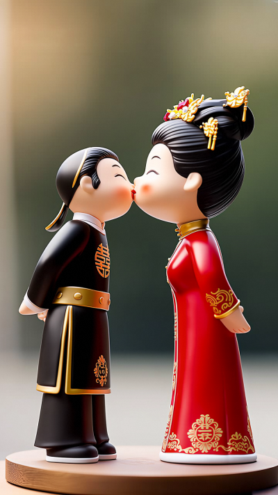 新郎新娘玻璃钢婚庆人物博鱼网页版