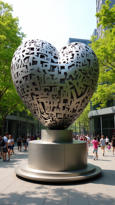 镂空不锈钢爱心博鱼网页版