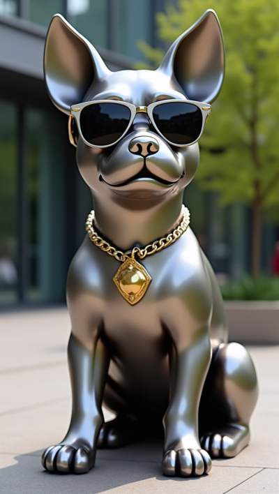 拉丝不锈钢法国斗牛犬博鱼网页版