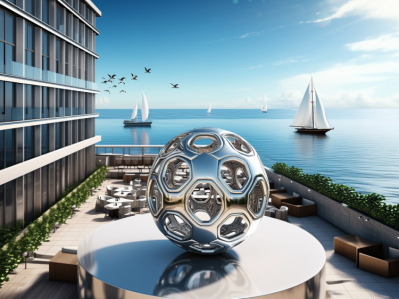 不锈钢镂空足球景观博鱼网页版