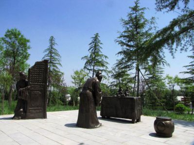 刻木事亲二十四孝铸铜情景人物博鱼网页版