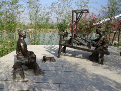 卖身葬父二十四孝铸铜情景人物博鱼网页版