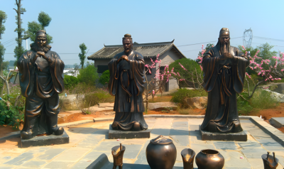 桃园三结义铸铜人物博鱼网页版