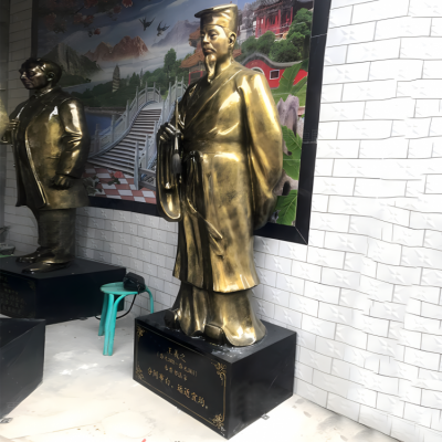 王羲之玻璃钢仿铜历史名人博鱼网页版