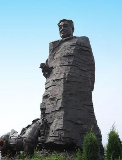 耐候钢户外园林大型名人景观贺龙博鱼网页版