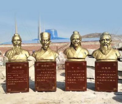 校园医院玻璃钢仿铜古代四大名医博鱼网页版