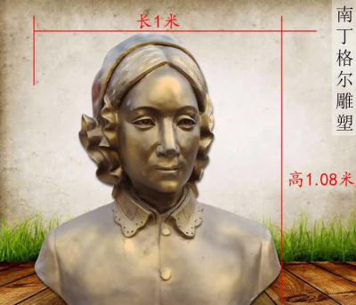 半身像铜雕世界护理学家南丁格尔博鱼网页版