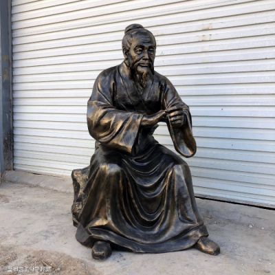 玻璃钢仿铜古代中医文化名人扁鹊博鱼网页版