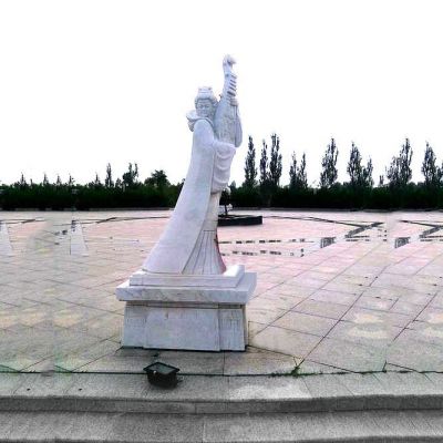 广场人物净摆件汉白玉石雕中国古代四大美女之王昭君博鱼网页版