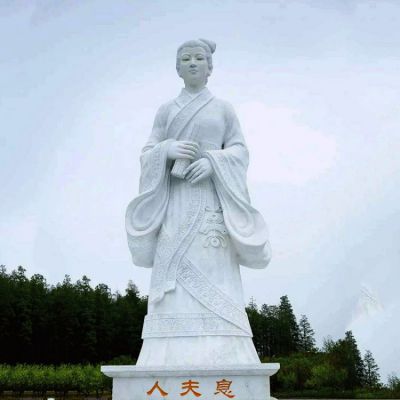 景区园林历史名人古代著名美女汉白玉石雕息夫人博鱼网页版
