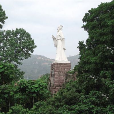 历史名人山水诗派鼻祖汉白玉谢灵运景区景观石博鱼网页版像