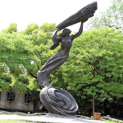 公园神话传说人物始母神女娲补天景观青铜博鱼网页版