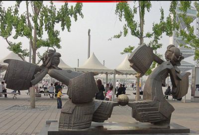 景观公园景观石雕景观创意跳舞的人物景观博鱼网页版