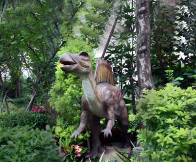 园林户外大型侏罗纪主题动物景观玻璃钢仿真动物恐龙博鱼网页版