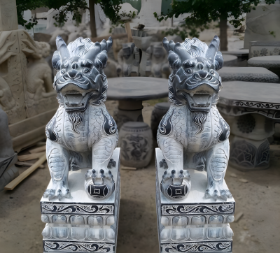 庭院别墅景区砂石石雕神兽麒麟博鱼网页版