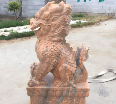 庭院户外黄蜡石石雕麒麟博鱼网页版