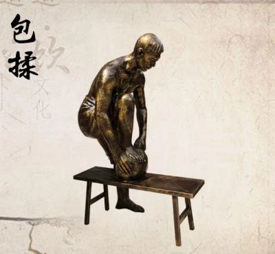 玻璃钢包揉的景区茶文化人物博鱼网页版