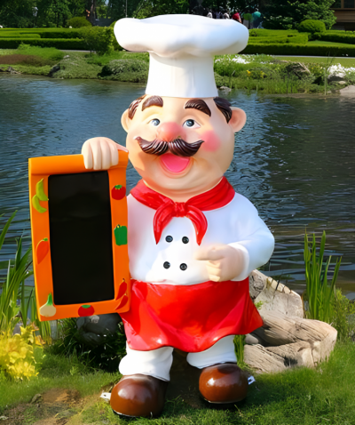 玻璃钢卡通厨师西方厨子博鱼网页版