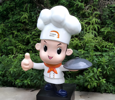 玻璃钢卡通小厨师博鱼网页版