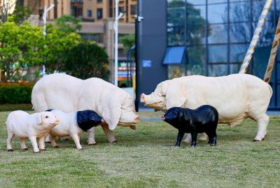 园林户外动物景观摆件玻璃钢仿真动物十二生肖猪博鱼网页版