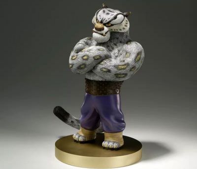 玻璃钢仿真动物景观商场电影院动物景观小品摆件悍娇虎博鱼网页版