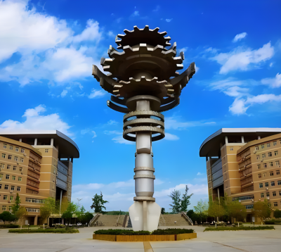 齿轮造型不锈钢景观博鱼网页版
