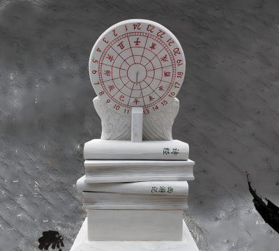 石雕日晷+书本博鱼网页版