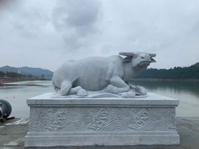 镇水水牛花岗岩石雕动物博鱼网页版