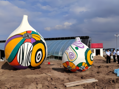 玻璃钢彩绘无花果博鱼网页版