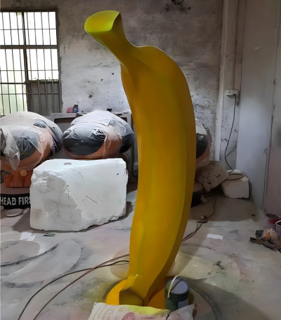 玻璃钢仿真香蕉博鱼网页版摆件