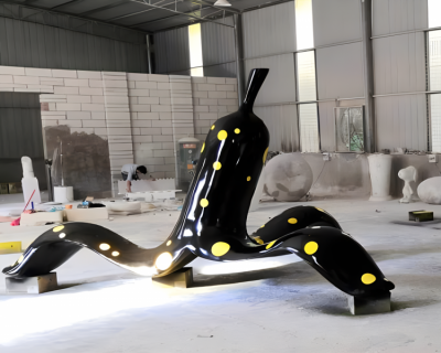 玻璃钢彩绘香蕉皮创意博鱼网页版