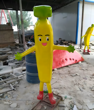 卡通造型玻璃钢香蕉博鱼网页版