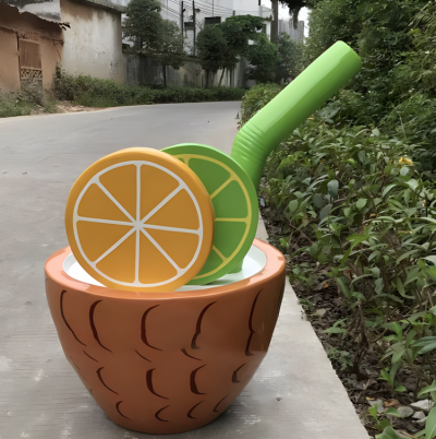 玻璃钢卡通造型冷饮美陈博鱼网页版