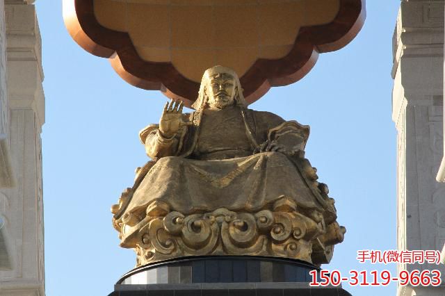 成吉思汗铜雕像 成吉思汗铜雕像