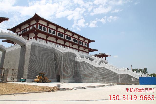 武城弦歌湖公园-汉白玉栏杆扶手应用案例 武城弦歌湖公园-汉白玉栏杆扶手应用案例