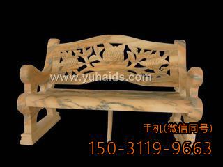以花岗岩雕花制作的欧式石椅博鱼网页版
