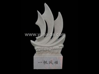 一帆风顺标志性石雕作品博鱼网页版