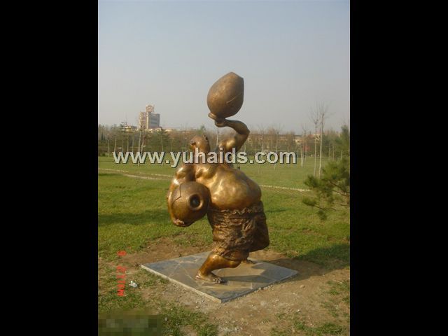 几个公园园林人物铜雕景观博鱼网页版