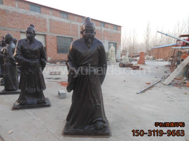 一系列古代人物铜雕博鱼网页版