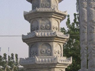 十二生肖文化柱图片-圆明园十二生肖雕刻制作