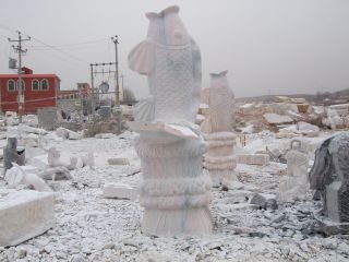 摆放石雕鱼有什么好的寓意