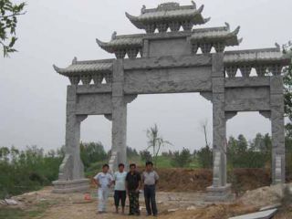 石雕牌坊和传统建筑的区别